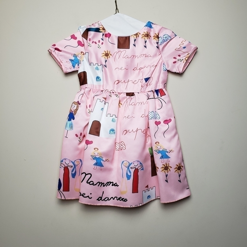 PRETTY IN PINK Girls Printed Dress